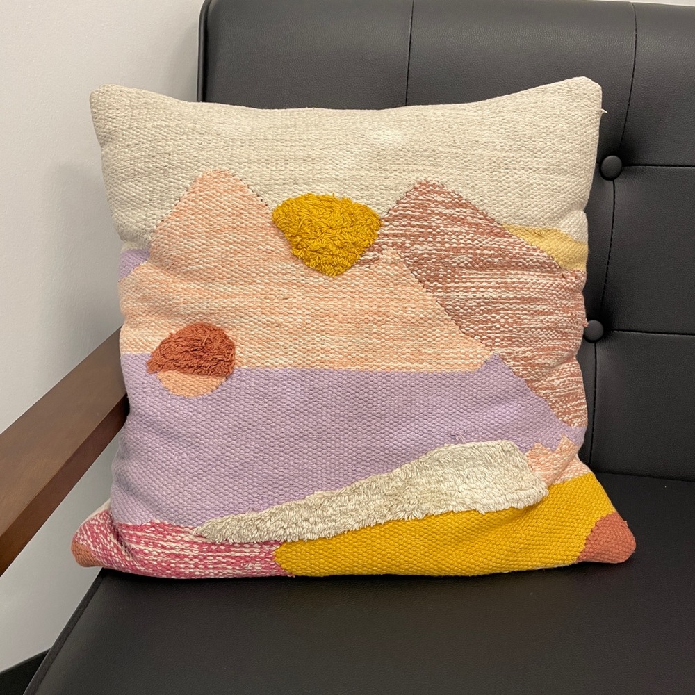 Anthropologie Abstract Throw Pillow